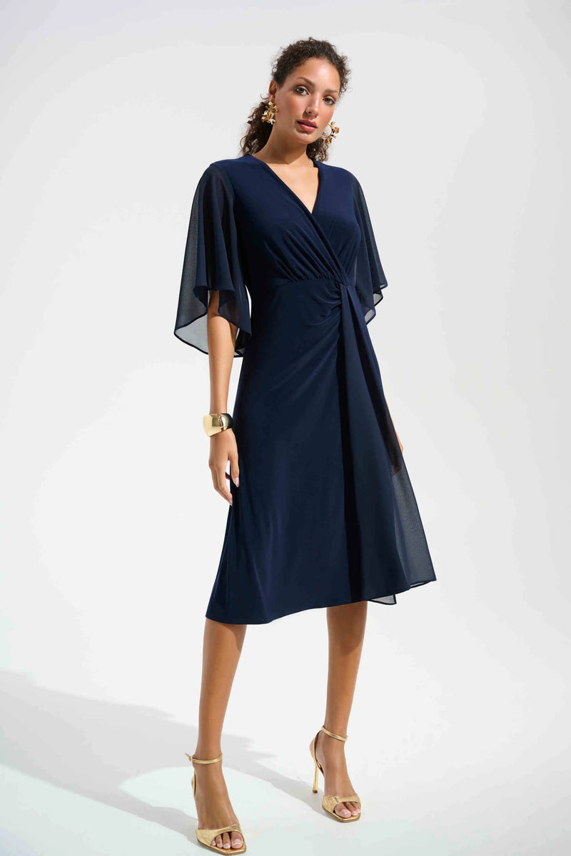knit fit and flare dress Silky With Chiffon Draped Sash autopostr_instagram_63731