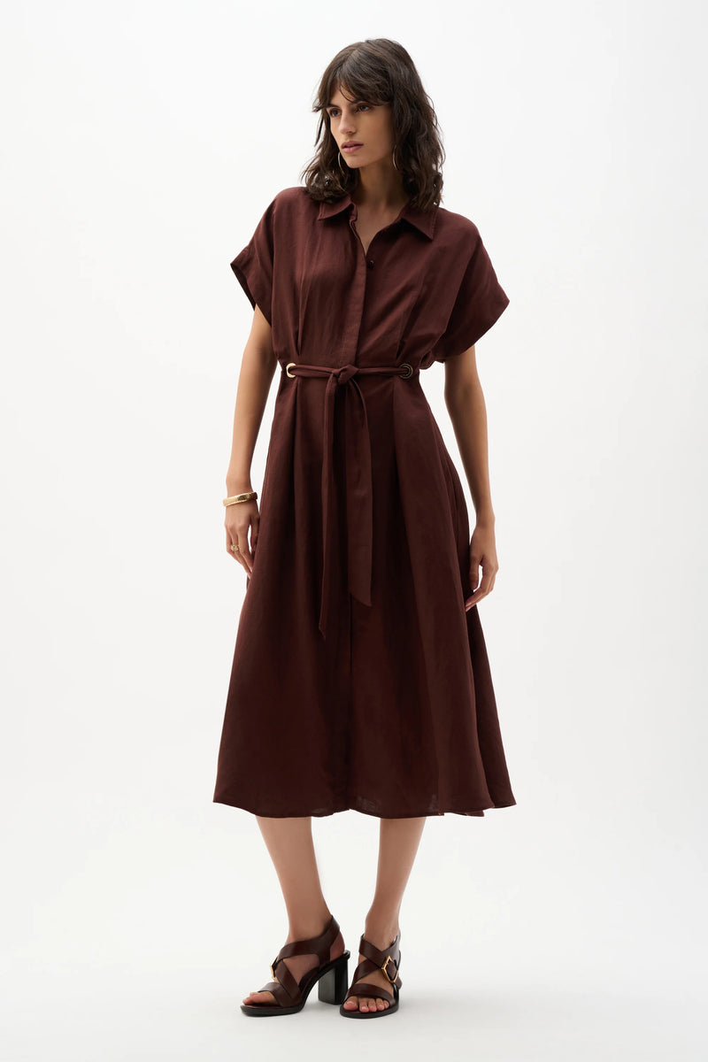 shirt flare dress Button up Shirt Dress, Summer Fall Navy Formal Button up Midi Dress, Fit & Flare Dress, Retro Collared Long Sleeve Dress, Xiaolizi 2845