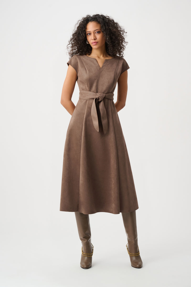 suede wrap dress Scuba Fit-and-Flare – Rue Boutique Style it with boots White Lace Dress,African lace color:ls-prem-essen-woven-46izagb13r-404 Color:Mocha Gold