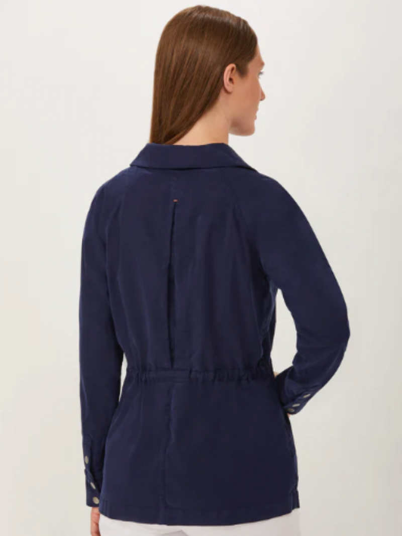Ladies navy 2025 utility jacket