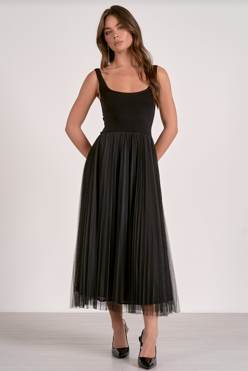 Maxi Tulle Tank Dress