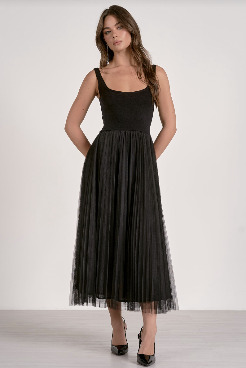 Maxi Tulle Tank Dress