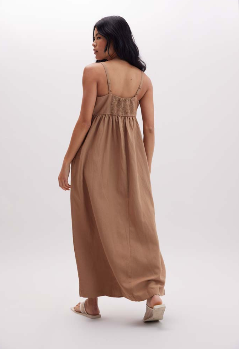Linen Maxi Dress