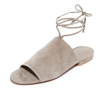 Damon Kid Suede Flat Lace Up Sandal - Main Image