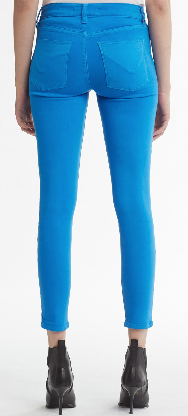 HUDSON Women's Barbara High Rise Super Skinny Jeans - Raw Hem Ankle Jeans With 10" Rise
