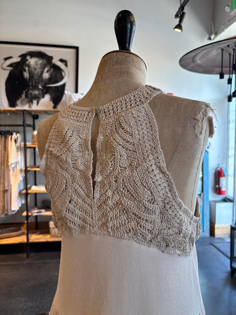 Crochet Dress - Sand
