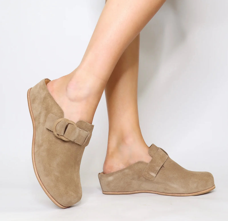 Kori Clog - Taupe Suede