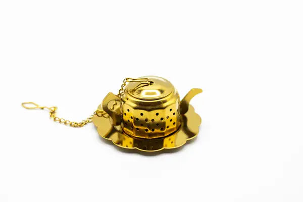Stainless Steel Gold Color Teapot Infuser