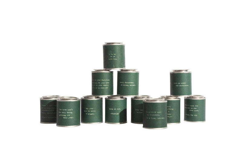 Holiday Quote Candle Collection