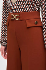 Scuba Crepe Pant - Cinnamon