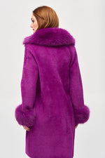 Faux Fur Sweater Coat - Empress