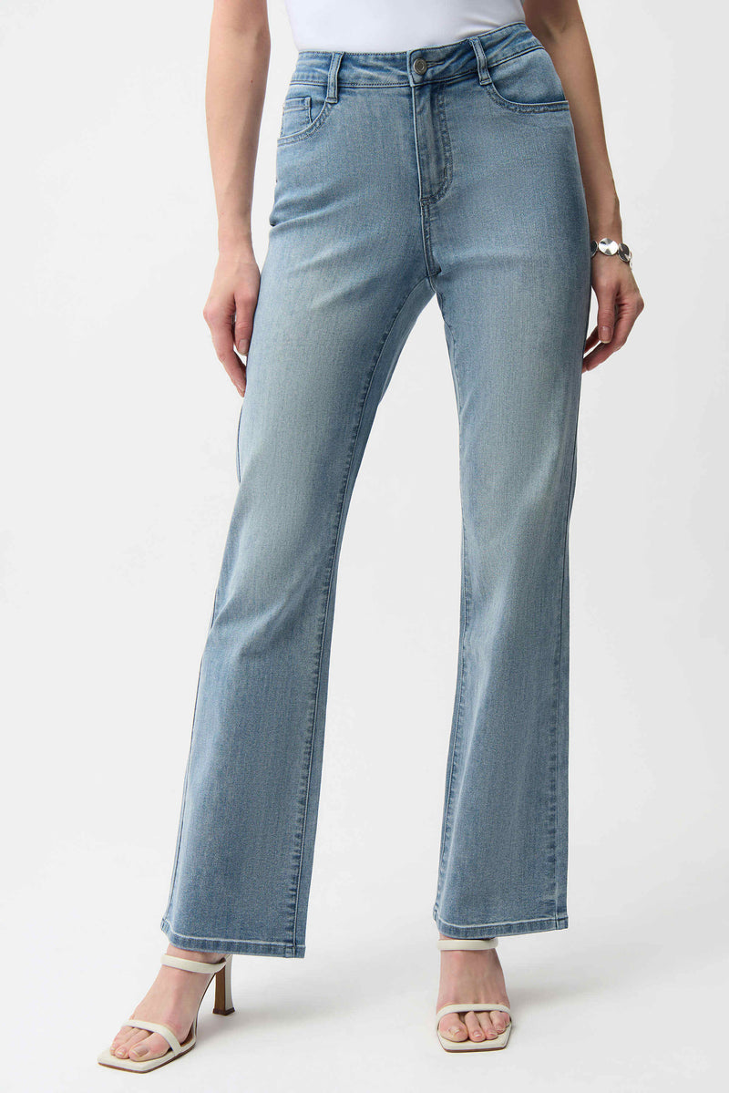 Brooke Classic Bootcut Stretch Jeans - Light Blue