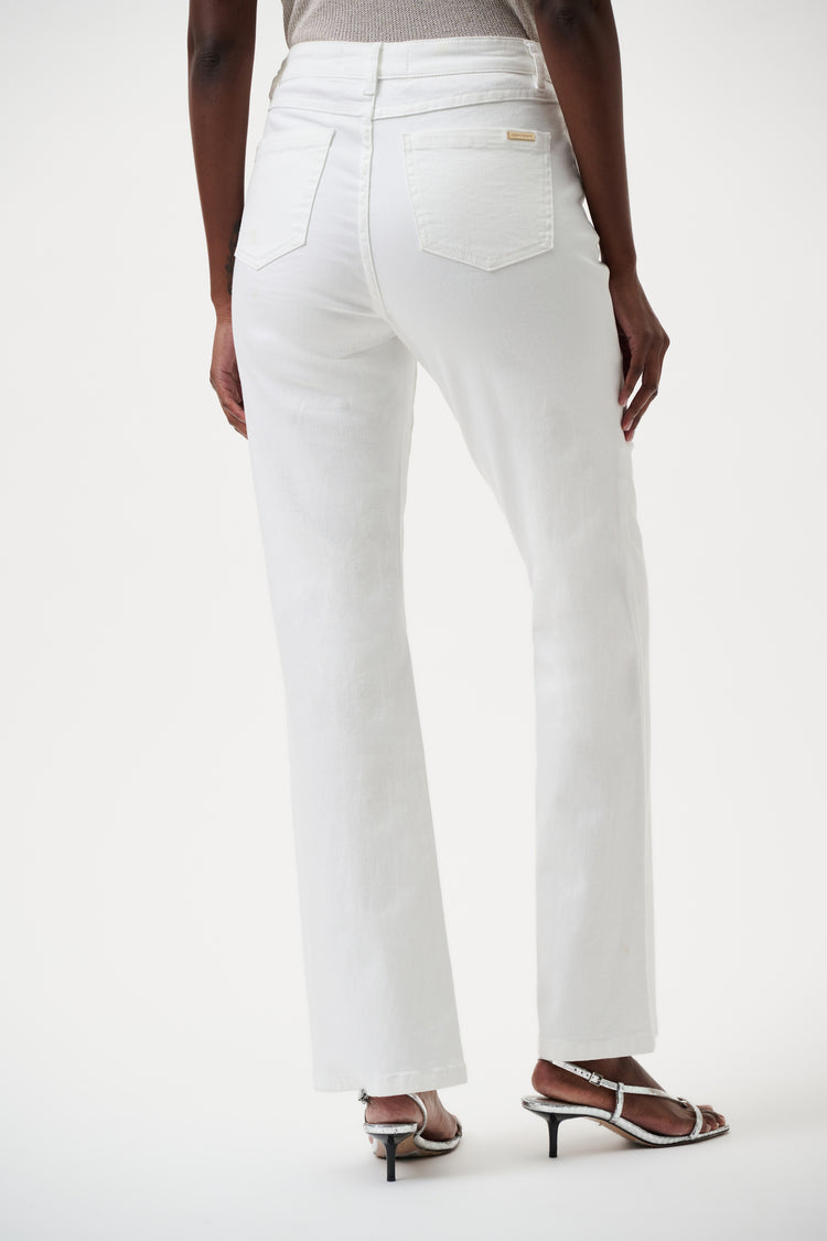 Brooke Classic Bootcut Stretch Jeans - White – Rue Boutique