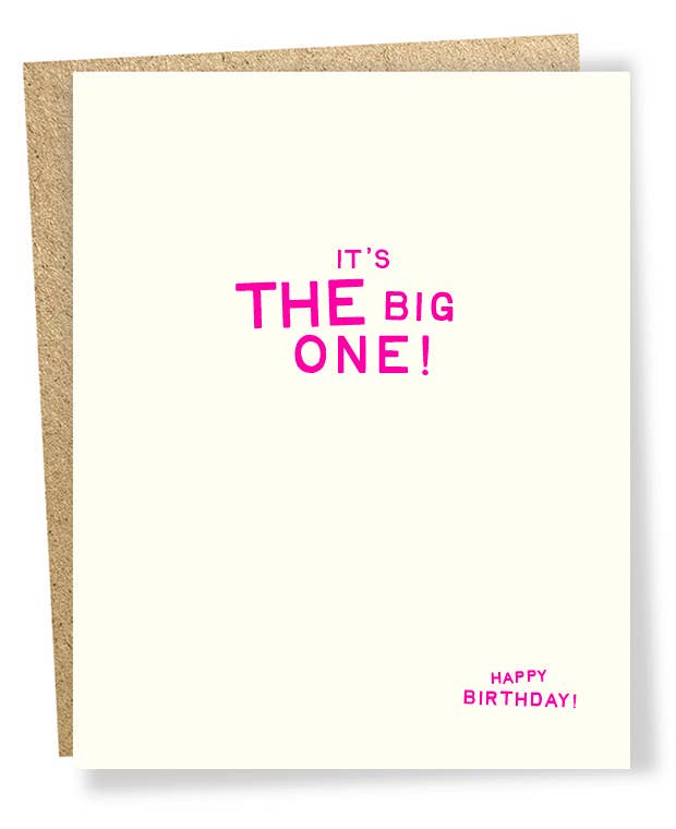 Sapling Press - #2159: Big One Card