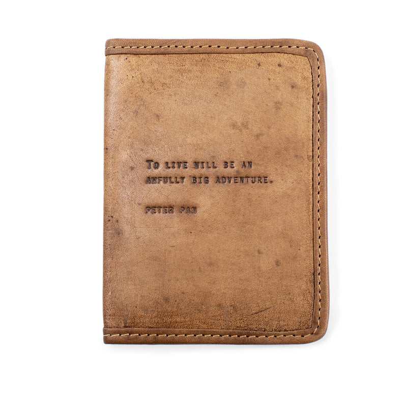 Peter Pan Leather Passport Cover