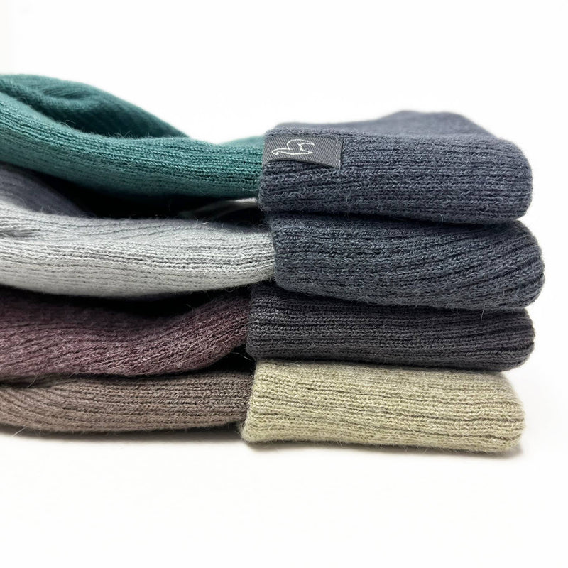 Shupaca Alpaca - Beanie - Rev Rib - Tierra