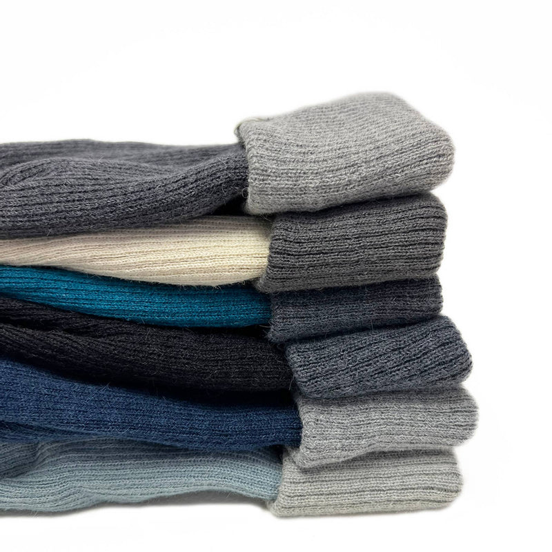 Shupaca Alpaca - Beanie - Rev Rib - Navy