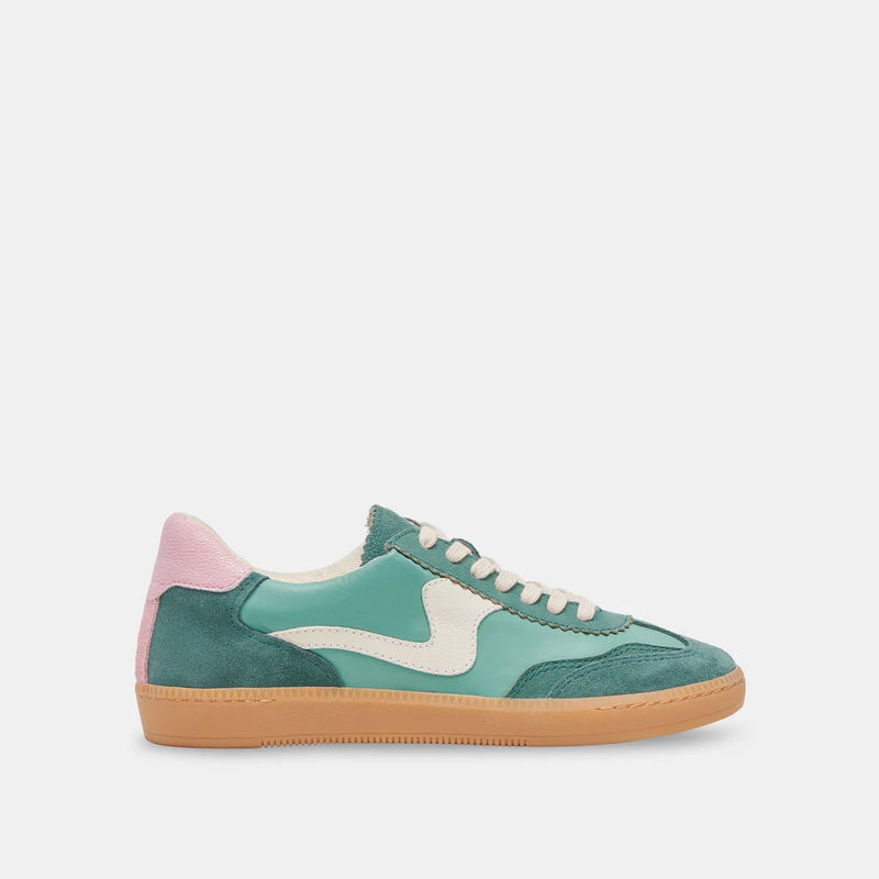 Notice Sneaker - Green Suede