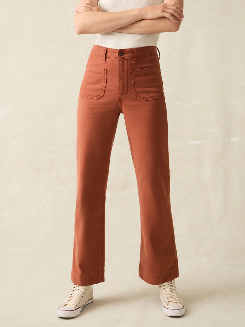 Stretch Terry Patch Pocket Pant - Imperial Topaz