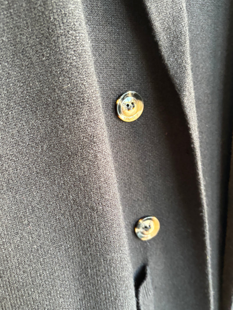 Long Sleeveless Vest - Black