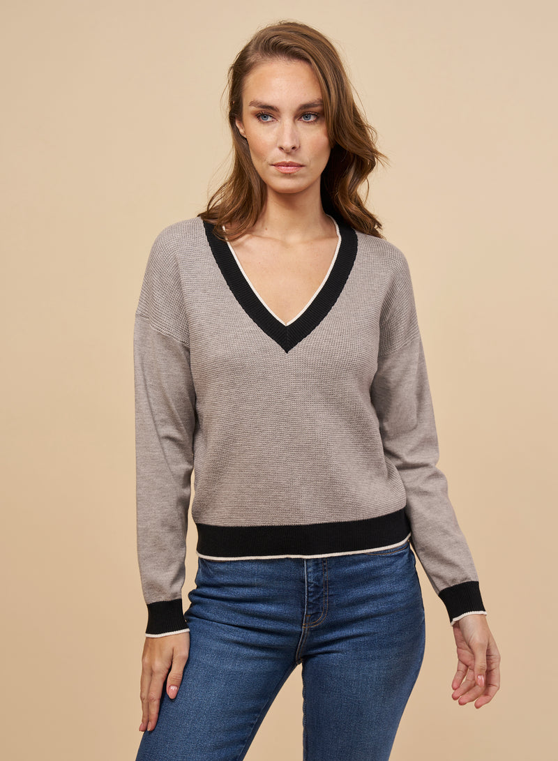 Lux Sweater - Heather Grey