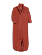 Rory Corduroy Maxi Shirtdress - Spice