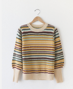 Orlando Striped Sweater - Rust Multi