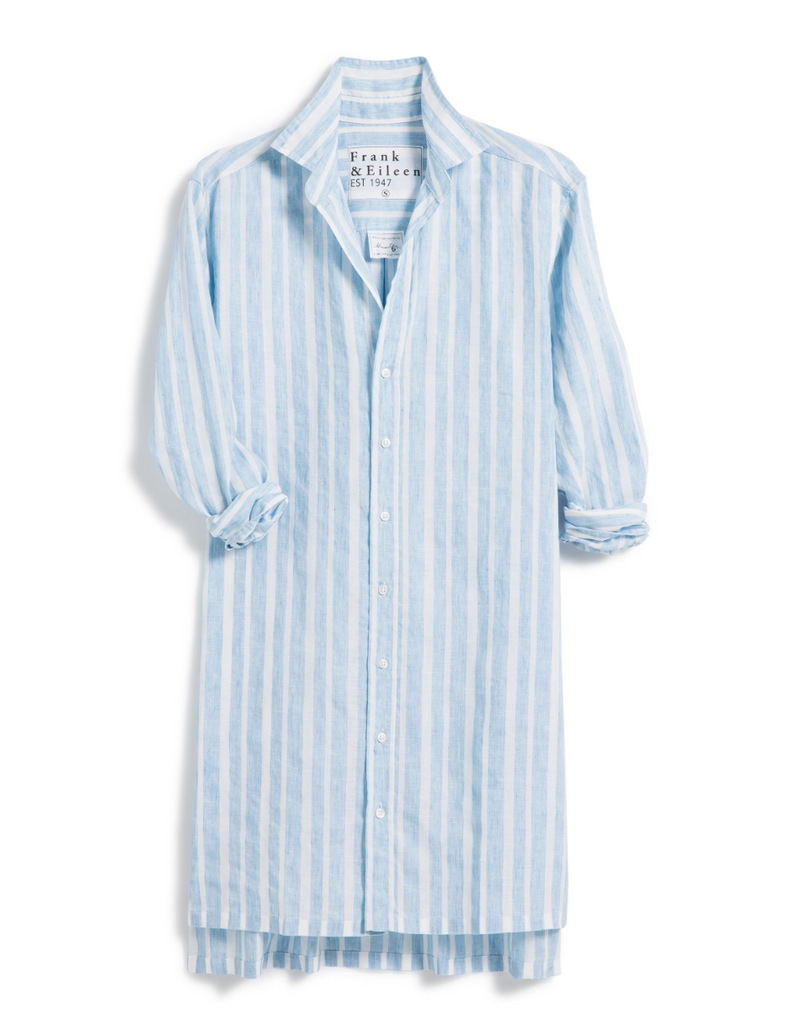 Hunter Shirtdress - Multi Blue Stripe