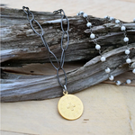 Come Together Necklace - Sterling & Matte Gold Chain
