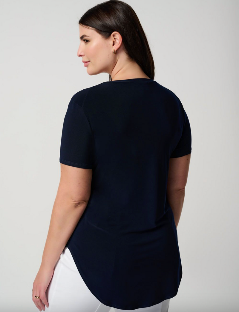 Short Sleeve Fitted T-Shirt - Midnight Blue