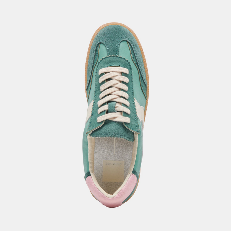 Notice Sneaker - Green Suede