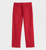 Kinsale Linen Pant- Red