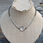 Sweet Thing Necklace - Bezeled Crystal