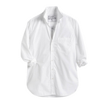 Joedy Boyfriend Button-Up Shirt - White