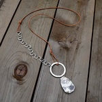 Low Rider Long Necklace - Silver