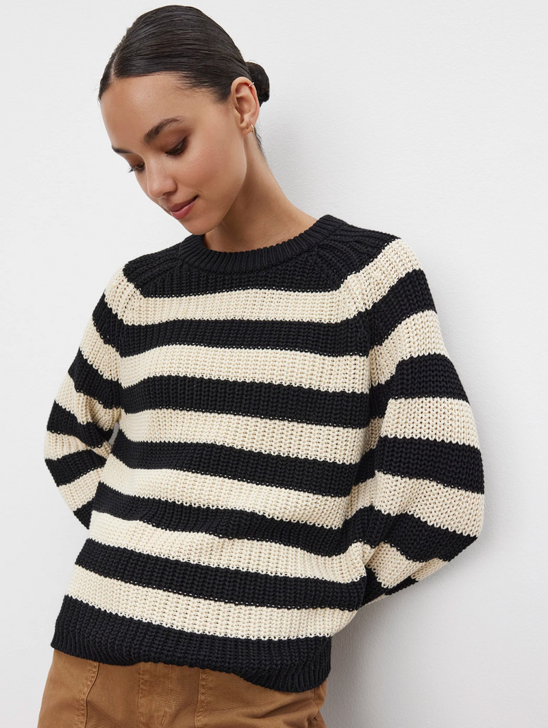 Ollie Sweater - Black & Ivory