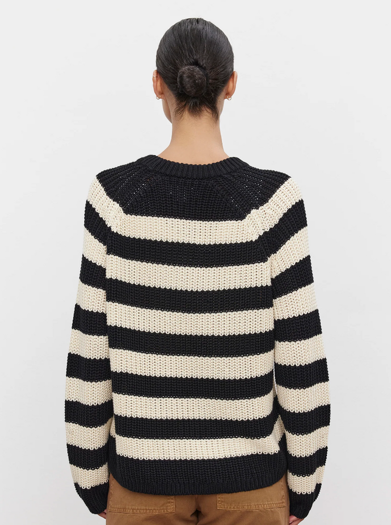 Ollie Sweater - Black & Ivory