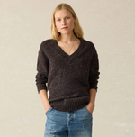 Driftwood Donegal Sweater - Blackberry