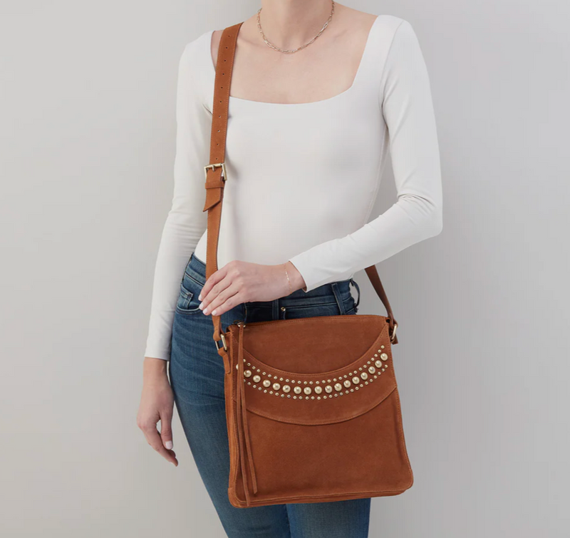 Mystic Crossbody - Caramel Suede