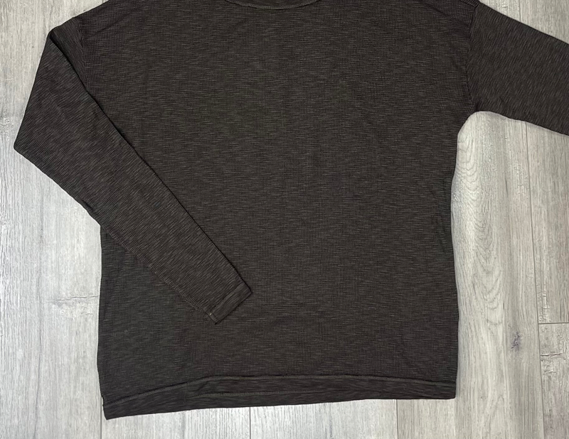 L/S Thermal Binded Crew - Chocolate