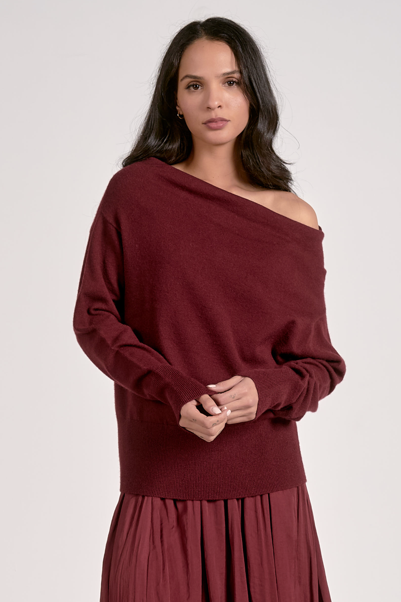 Ivy Sweater - Plum