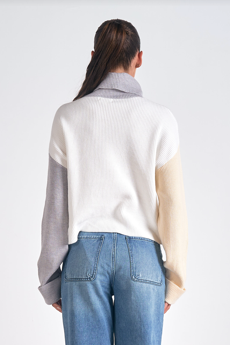 Colorblock Sweater - Multi