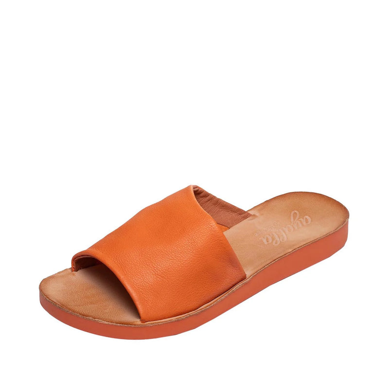 Ami Sandal - Orange Leather