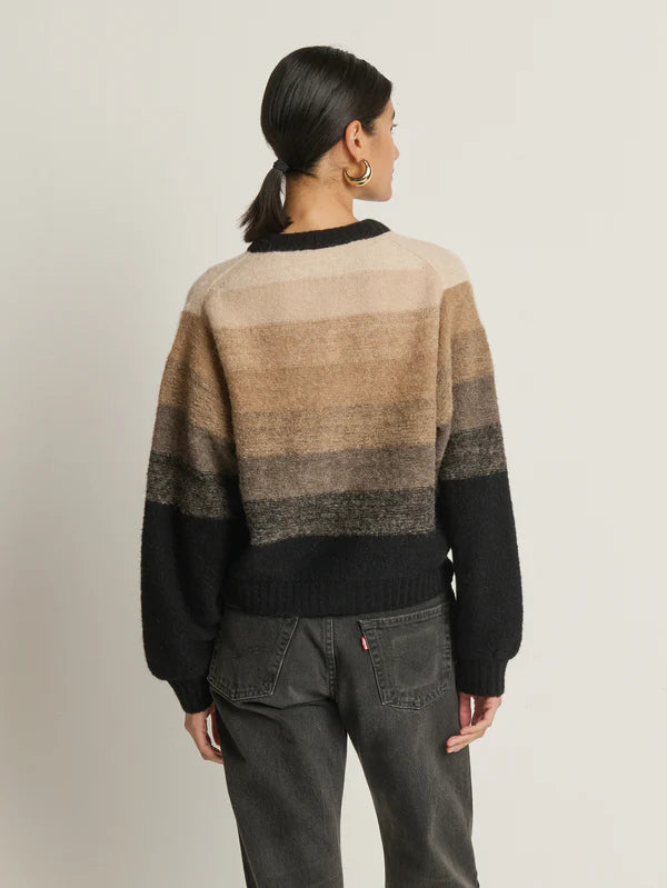 Tessa Ombre Cardigan - Macchiato