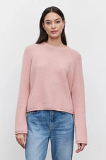 Gigi Crew Sweater - Petal