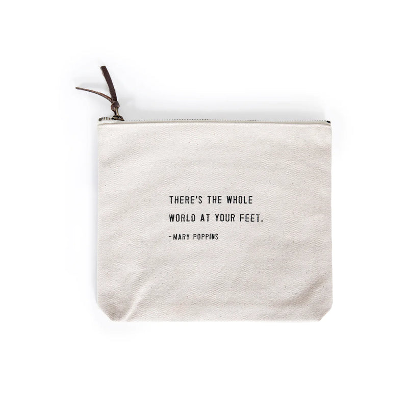 Mary Poppins Canvas Zip Bag
