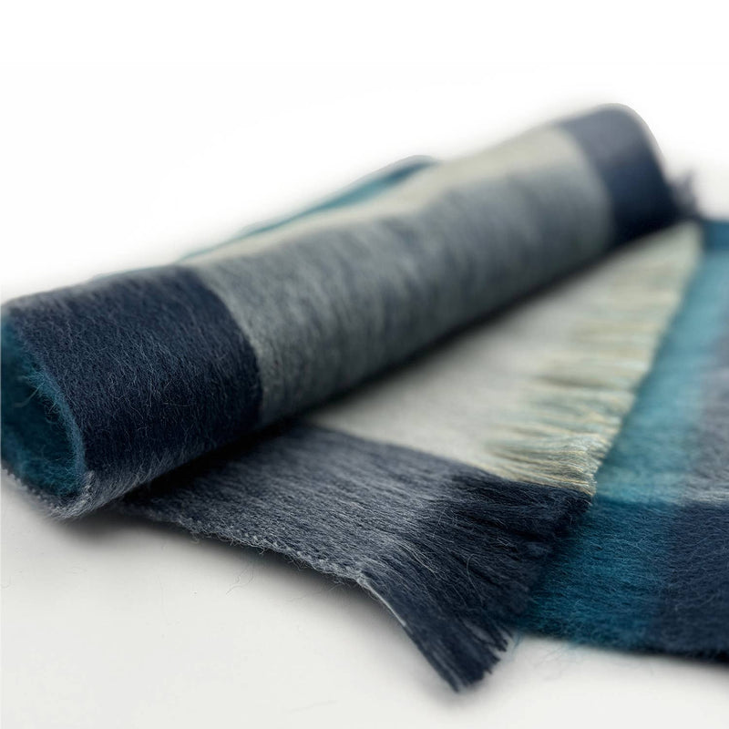 Alpaca Plaid Scarf - Summit