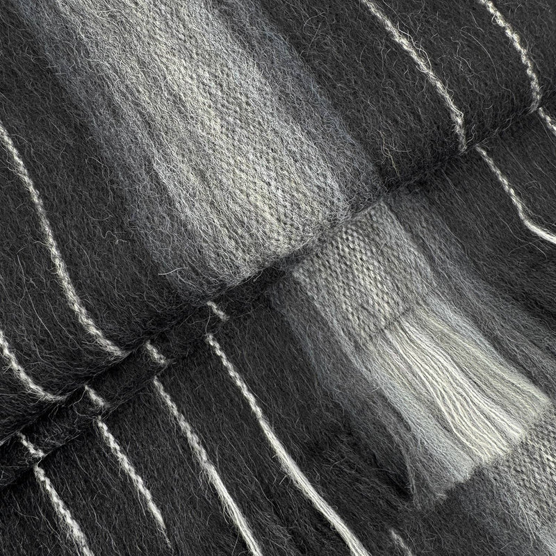 Alpaca Scarf - Black Pearl