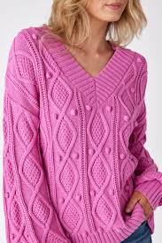 Charlie Sweater - Super Pink