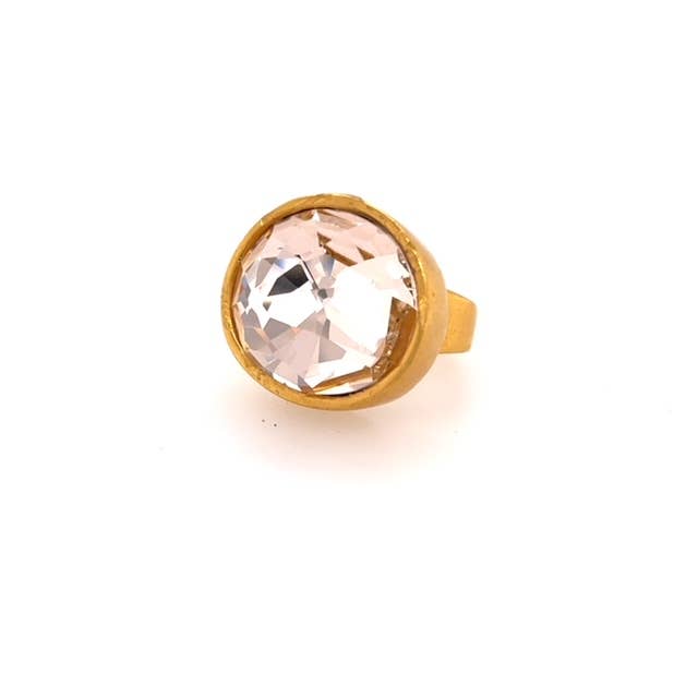 Single Crystal Ring - Gold